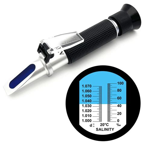 how does a refractometer work salinity|salinity refractometer for seawater.